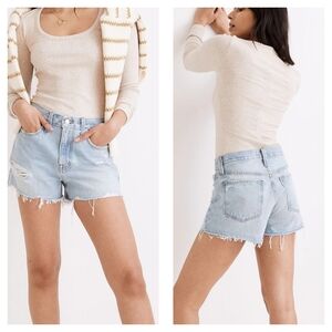 Madewell Light Blue Jean Shorts